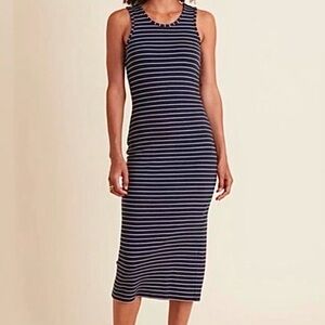 Marine Layer Lexi Daytime Midi Knit Rib Tank Dress Size XS